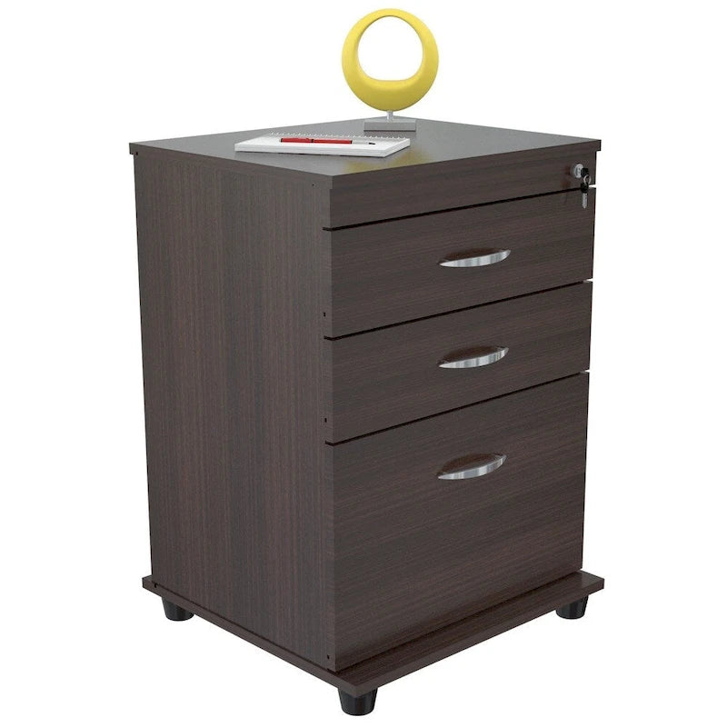 Porch & Den Fremont 3-drawer Espresso File Cabinet