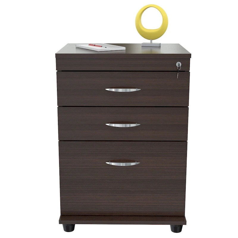 Porch & Den Fremont 3-drawer Espresso File Cabinet