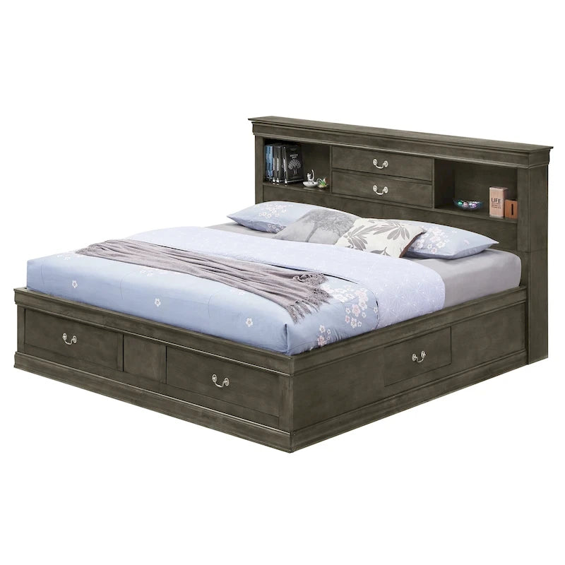Glory Furniture Louis Phillipe Storage bed
