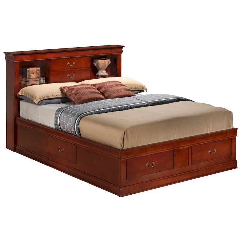 Glory Furniture Louis Phillipe Storage bed