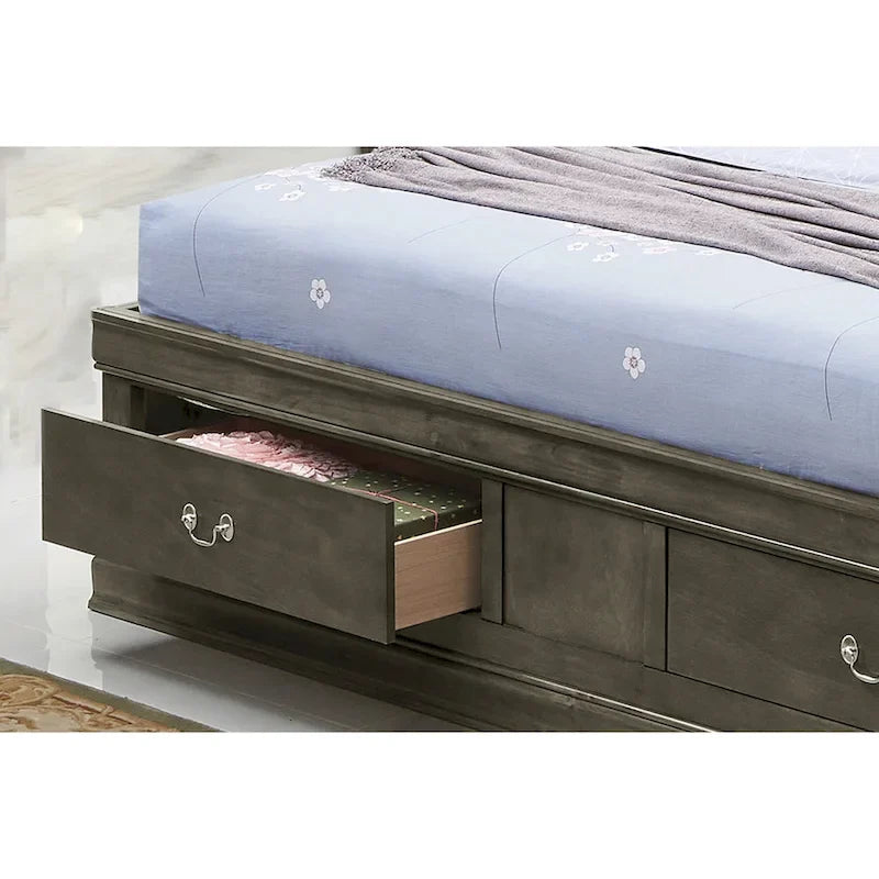Glory Furniture Louis Phillipe Storage bed
