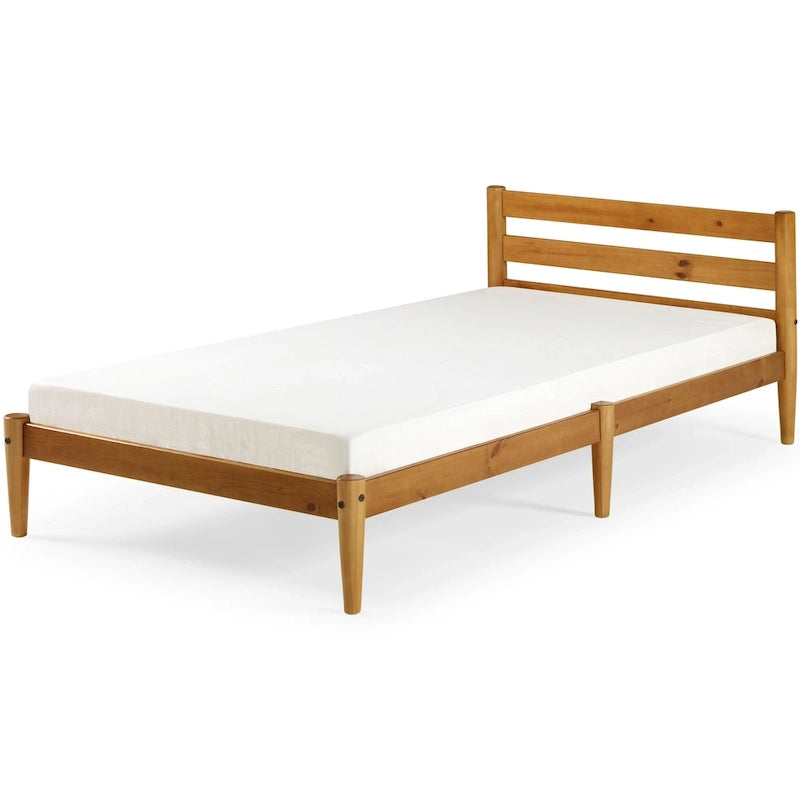 Mid-Century Twin Size Platform Bed