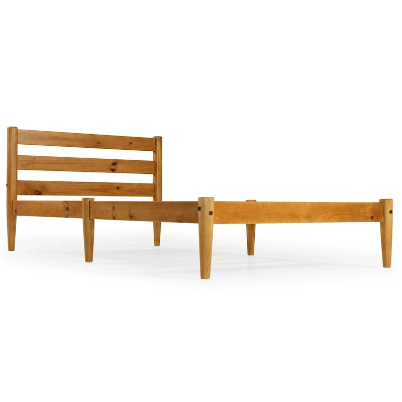 Mid-Century Twin Size Platform Bed