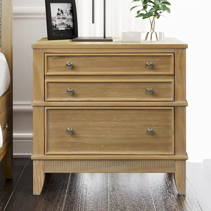 3-Drawer Nightstand