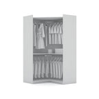 Mulberry 3.0 Sectional Modern Corner Wardrobe Closet Set of 2
