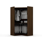 Mulberry 3.0 Sectional Modern Corner Wardrobe Closet Set of 2