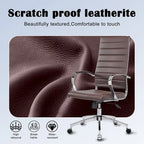CAROCC Ribbed Computer Office Chair Adjustable Swivel High Back Desk Chair