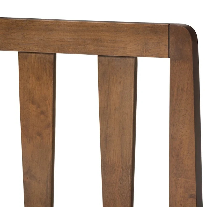 Modern Walnut Storage Bed