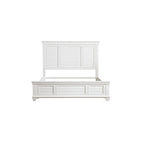 Leo 6 Piece White Modern Panel Bedroom Set