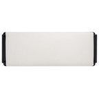 SAFAVIEH Couture Grizelda Teak Cushion Bench - 70 In W x 26 In D x 19 In H - 70Wx26Dx19H