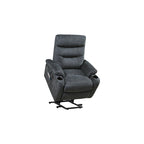 Liyasi Electric Power Lift Recliner Chair with Massage and Heat for Elderly, 3 Positions, 2 Side Pockets, Cup Holders, USB Char