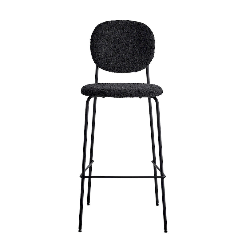 Carley Boucle Bar Height Stools (Set of 2)
