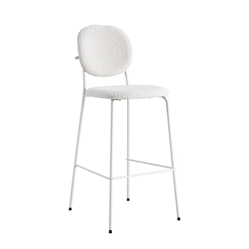 Carley Boucle Bar Height Stools (Set of 2)