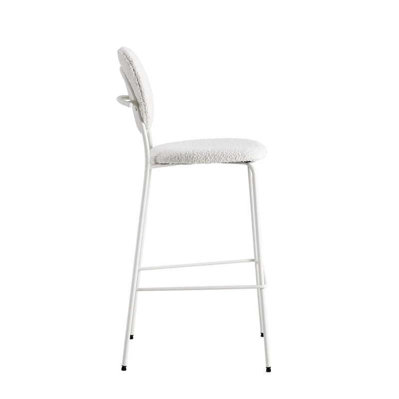 Carley Boucle Bar Height Stools (Set of 2)