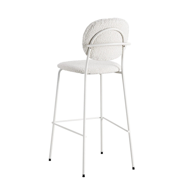 Carley Boucle Bar Height Stools (Set of 2)