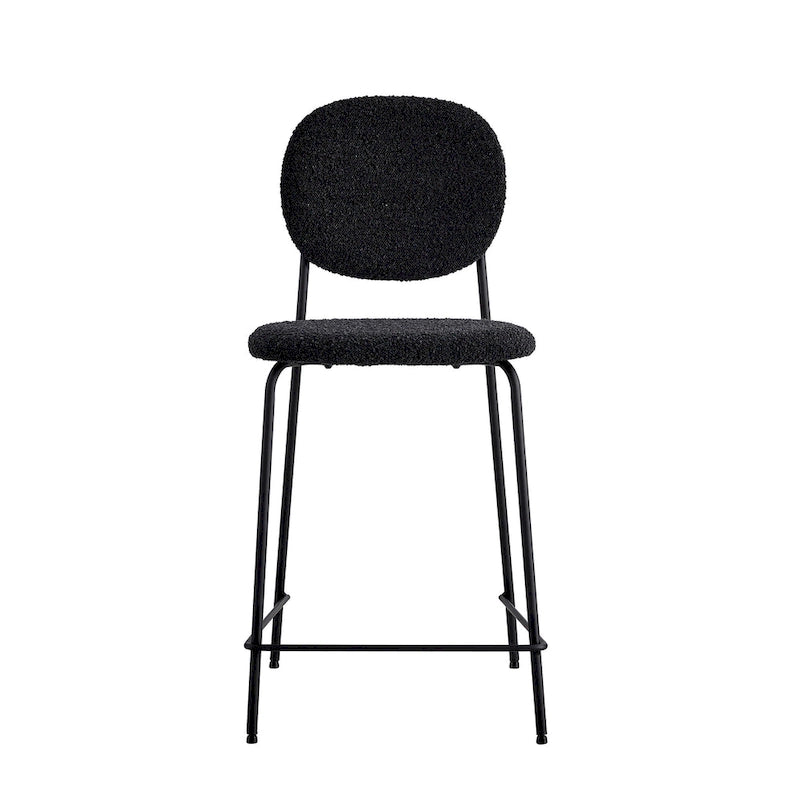 Carley Boucle Bar Height Stools (Set of 2)