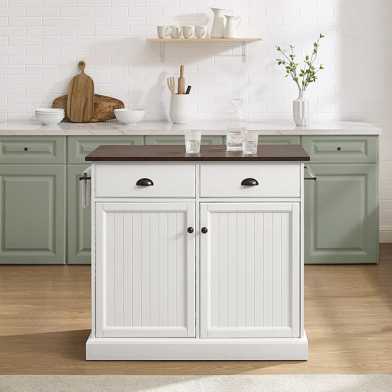 Crosley Shoreline Kitchen Island - 18d x 40W x 36.13h