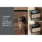 South Shore Helsy 2-drawer Credenza Cabinet with Doors