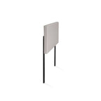 Carbon Loft Dashwood Plain Fog Headboard