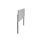 Carbon Loft Dashwood Plain Fog Headboard
