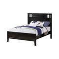 Appealing Full Bed Wooden Finish Black