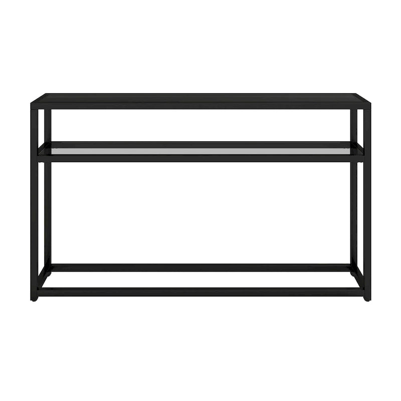 SEI Furniture Baldrick Modern 50 Long Console Table with Shelf