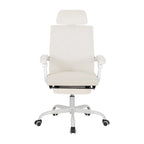Office Chair With Foot Rest Ergonomic Swivel Mesh Task Office Chair