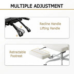 Office Chair With Foot Rest Ergonomic Swivel Mesh Task Office Chair