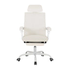 Office Chair With Foot Rest Ergonomic Swivel Mesh Task Office Chair