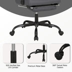 Office Chair With Foot Rest Ergonomic Swivel Mesh Task Office Chair