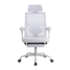 Office Chair With Foot Rest Ergonomic Swivel Mesh Task Office Chair