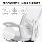 Office Chair With Foot Rest Ergonomic Swivel Mesh Task Office Chair