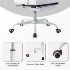Office Chair With Foot Rest Ergonomic Swivel Mesh Task Office Chair