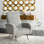 SAFAVIEH Senja Mid-Century Modern Retro Club Chair - 27.5 x 34.8 x 37 - 28Wx35Dx37H