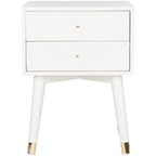 SAFAVIEH Dobrita Mid-Century Modern 2-Drawer Nightstand