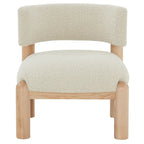 SAFAVIEH Couture Dineke Faux Shearling Accent Chair - 26 In. W x 26 In. D x 28 In. H - 26Wx26Dx28H