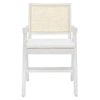 SAFAVIEH Couture Maiju Rattan Arm Chair - 21 In. W x 23 In. D x 34 In. H - 21Wx23Dx34H