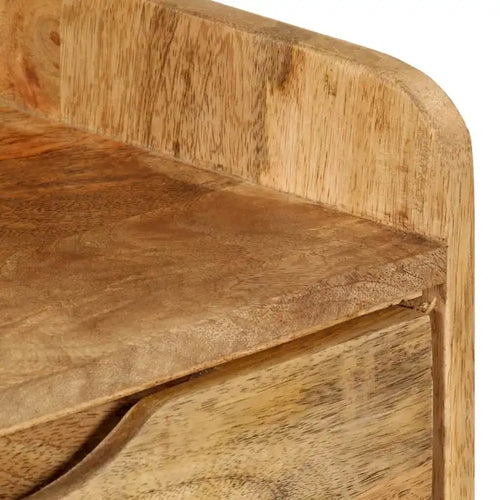 Bedside Table — Solid Mango Wood — 15.7 x 11.8 x 23.4