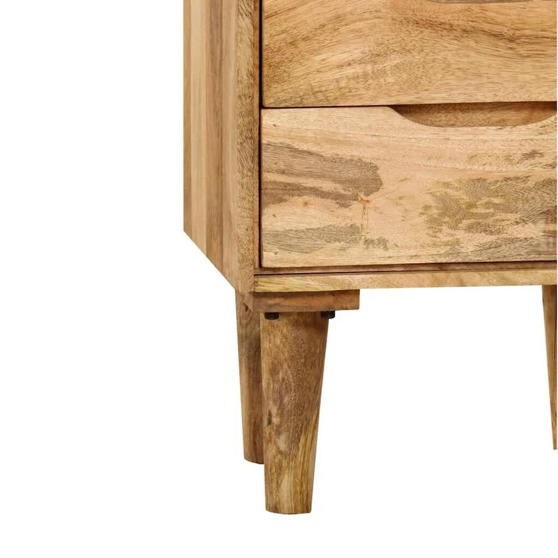 Bedside Table — Solid Mango Wood — 15.7 x 11.8 x 23.4