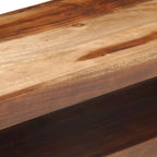 vidaXL TV Stand 47.2x11.8x15.7 Solid Wood with Finish