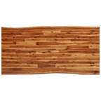 vidaXL Dining Table with Live Edge 78.7x35.4x29.5 Solid Wood Acacia