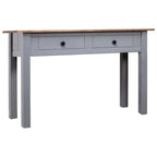 vidaXL Console Table Entryway Table Side Table Solid Pine Wood Panama Range - 43.3 x 15.7 x 28.3