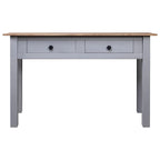 vidaXL Console Table Entryway Table Side Table Solid Pine Wood Panama Range - 43.3 x 15.7 x 28.3