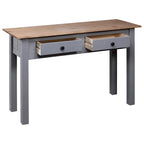 vidaXL Console Table Entryway Table Side Table Solid Pine Wood Panama Range - 43.3 x 15.7 x 28.3