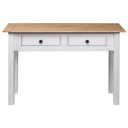 vidaXL Console Table Entryway Table Side Table Solid Pine Wood Panama Range - 43.3 x 15.7 x 28.3