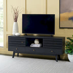 SAFAVIEH Ciera 3-Drawer Entertainment TV Media Stand (65 Flatscreen TV) - 58.7 In. x 15.2 In. x 23.9 In. - 59Wx15Dx24H