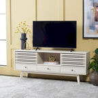 SAFAVIEH Ciera 3-Drawer Entertainment TV Media Stand (65 Flatscreen TV) - 58.7 In. x 15.2 In. x 23.9 In. - 59Wx15Dx24H