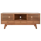 SAFAVIEH Ciera 3-Drawer Entertainment TV Media Stand (65 Flatscreen TV) - 58.7 In. x 15.2 In. x 23.9 In. - 59Wx15Dx24H
