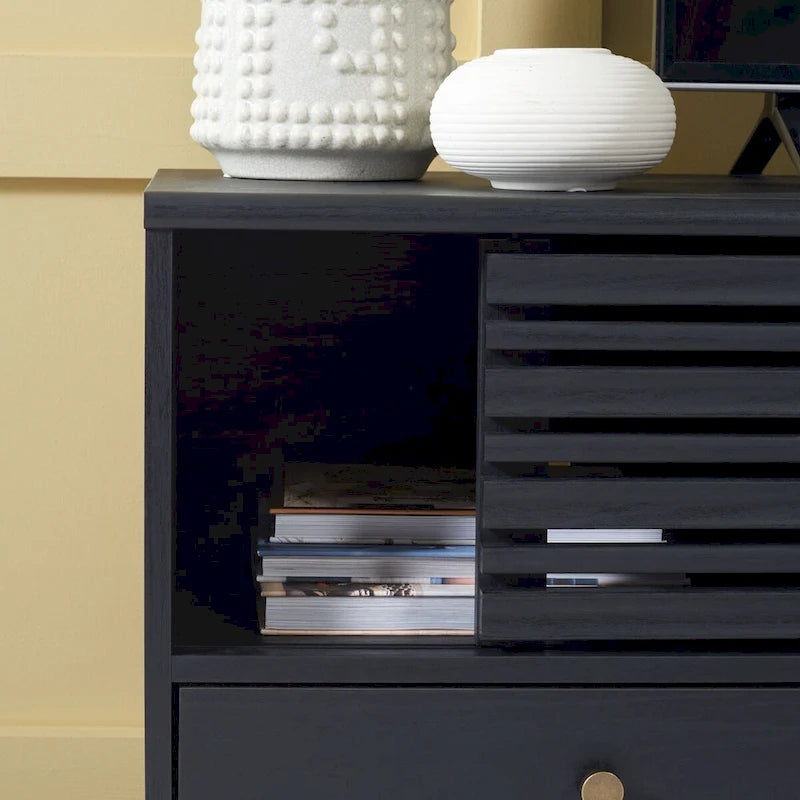 SAFAVIEH Ciera 3-Drawer Entertainment TV Media Stand (65 Flatscreen TV) - 58.7 In. x 15.2 In. x 23.9 In. - 59Wx15Dx24H