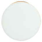 SAFAVIEH Treasures Jeanine Gold/ White Top Accent Table - 20 x 20 x 21.2 - 20Wx20Dx21H